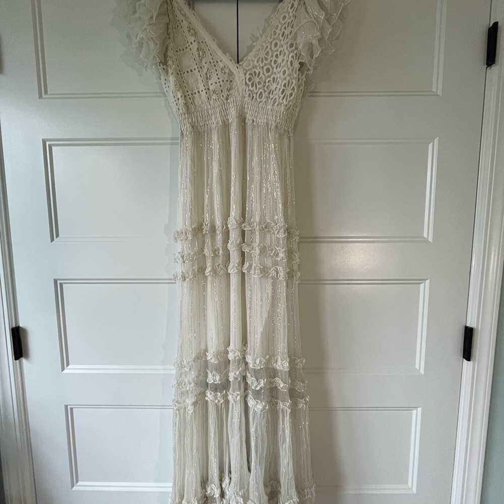 Free People Waterlily maxi dress stone/cement
